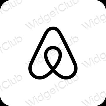Estetinės Airbnb programų piktogramos