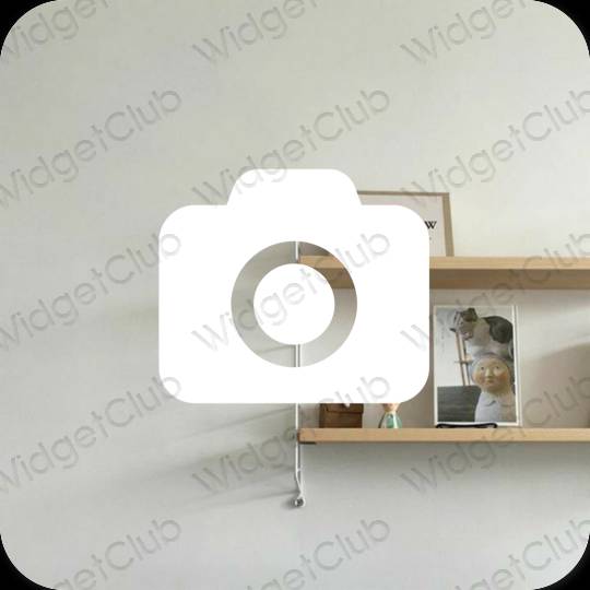 Esthetische Camera app-pictogrammen