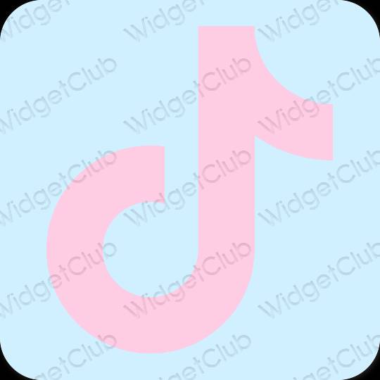 Estético roxo TikTok ícones de aplicativos