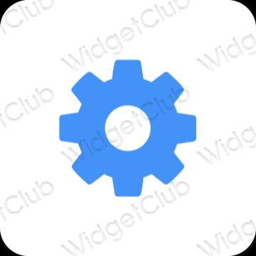 Esthetische Settings app-pictogrammen