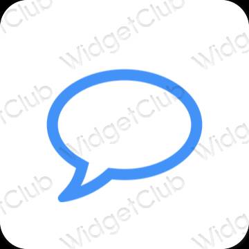 Эстетические Messages значки приложений