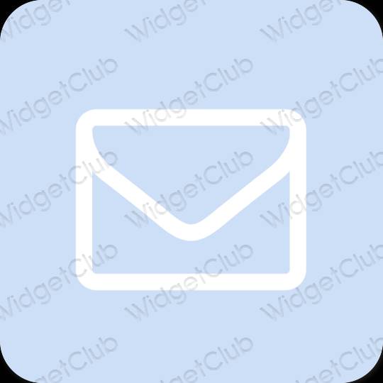 Estetski ljubičasta Mail ikone aplikacija