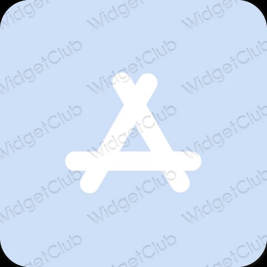 Esteetiline lilla AppStore rakenduste ikoonid