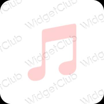 Estetik Apple Music uygulama simgeleri