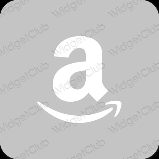 Estetsko siva Amazon ikone aplikacij