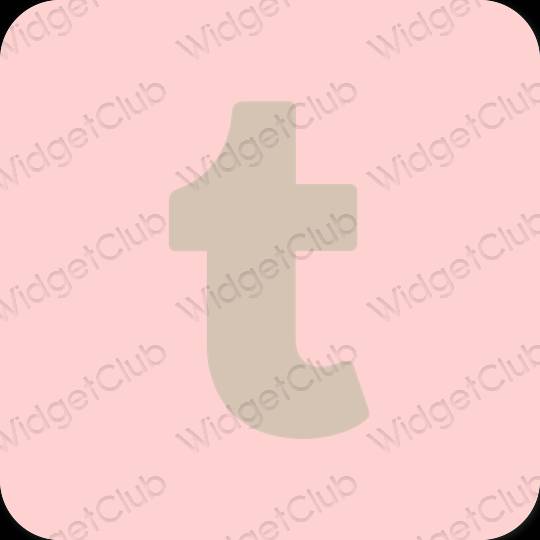 Estetické Ružová Tumblr ikony aplikácií