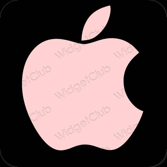 Estetico rosa Apple Store icone dell'app