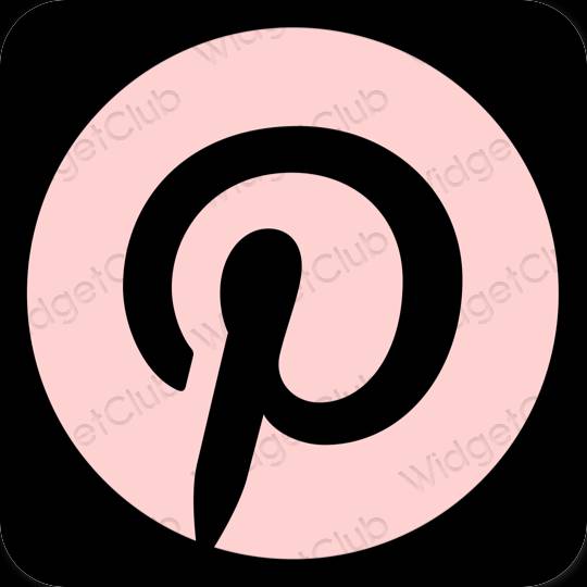 جمالي زهري Pinterest أيقونات التطبيق