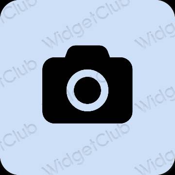 Estetisk lila Camera app ikoner