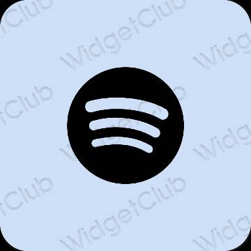 Stijlvol paars Spotify app-pictogrammen