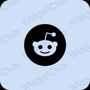 Estetický nachový Reddit ikony aplikací