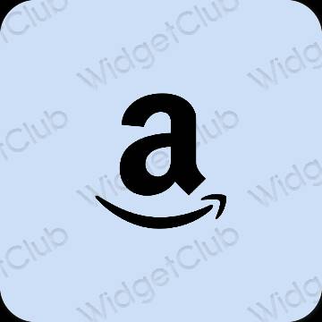 Estetinis violetinė Amazon programėlių piktogramos