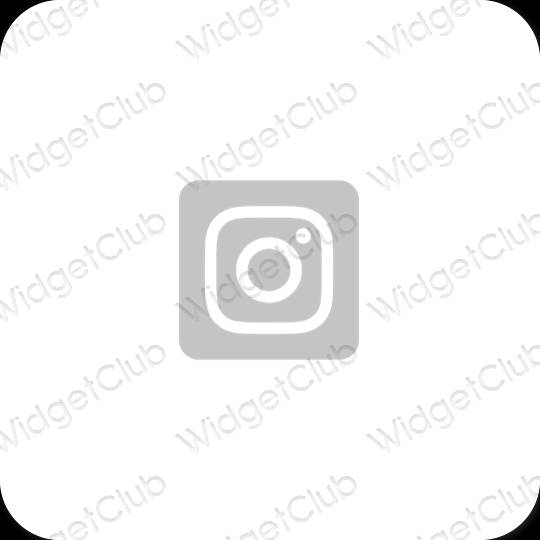 Estetické ikony aplikací Instagram