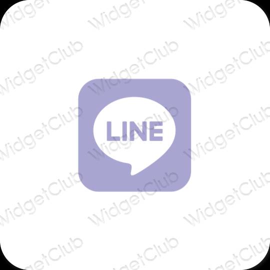 نمادهای برنامه زیباشناسی LINE