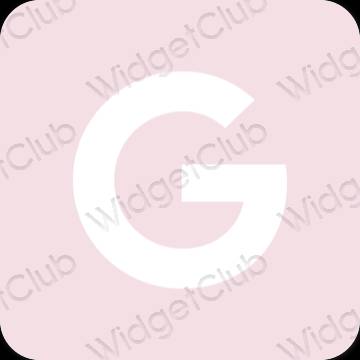 Esthetische Google app-pictogrammen