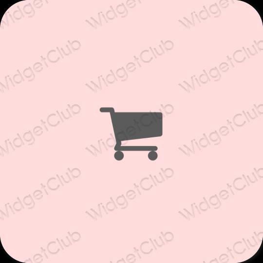 Estetico rosa Amazon icone dell'app