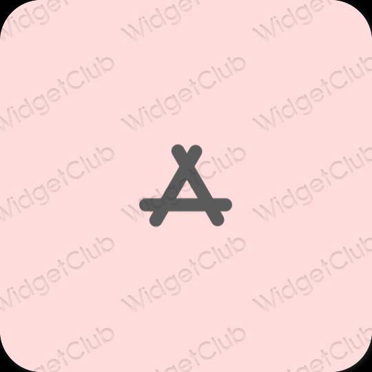 Estetico rosa pastello AppStore icone dell'app