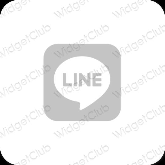 Естетске LINE иконе апликација