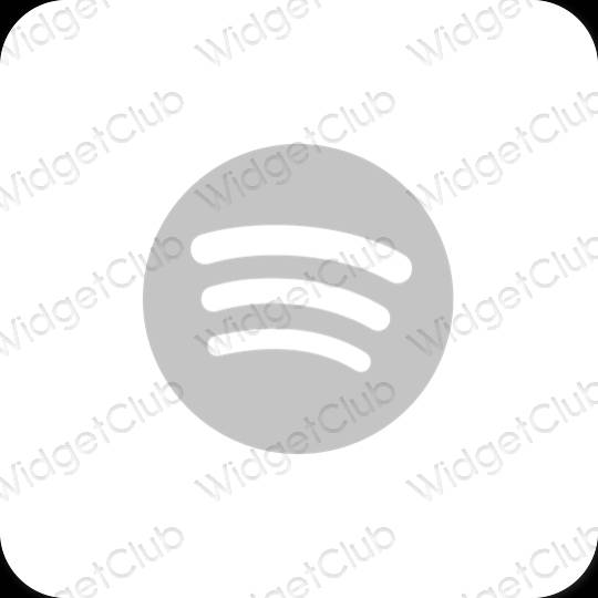 Icônes d'application Spotify esthétiques