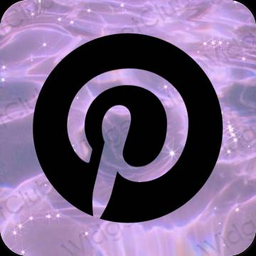 Estetický Černá Pinterest ikony aplikací