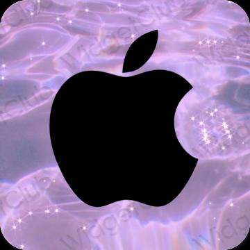 Estetický Černá Apple Store ikony aplikací