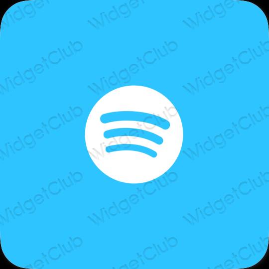Estetické ikony aplikací Spotify