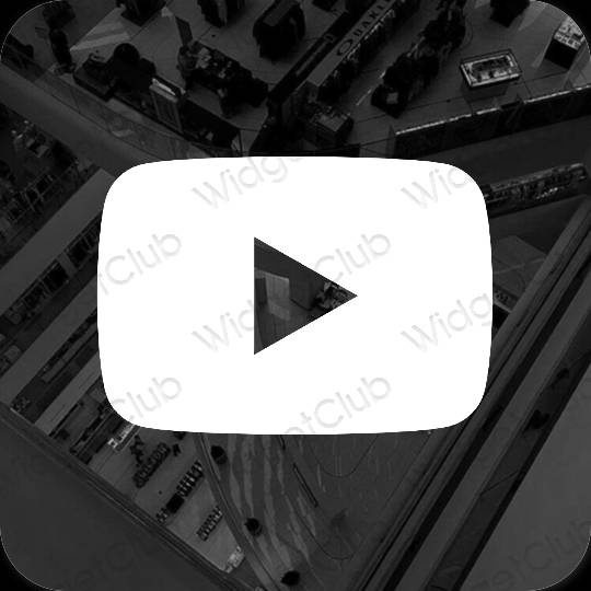 Icônes d'application Youtube esthétiques