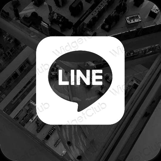 Estetske LINE ikone aplikacij