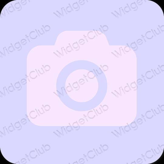 Estetic Violet Camera pictogramele aplicației