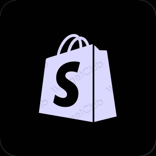 សោភ័ណ ខ្មៅ Shopify រូបតំណាងកម្មវិធី