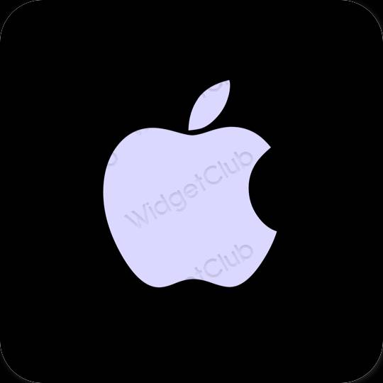 Estetické čierna Apple Store ikony aplikácií