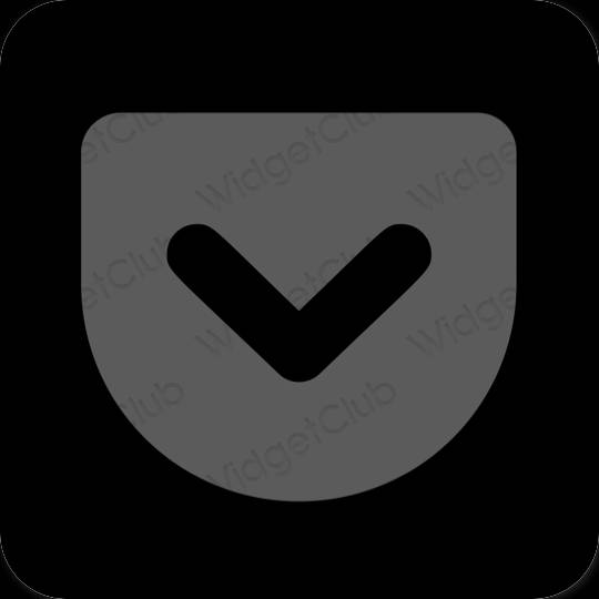 Estetske Pocket ikone aplikacij
