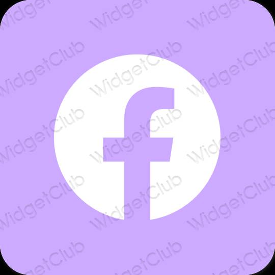 Aesthetic Facebook app icons