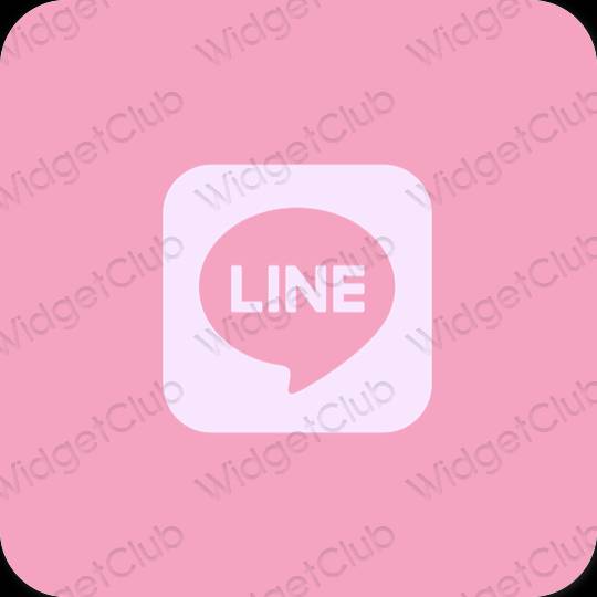 Biểu tượng ứng dụng LINE thẩm mỹ