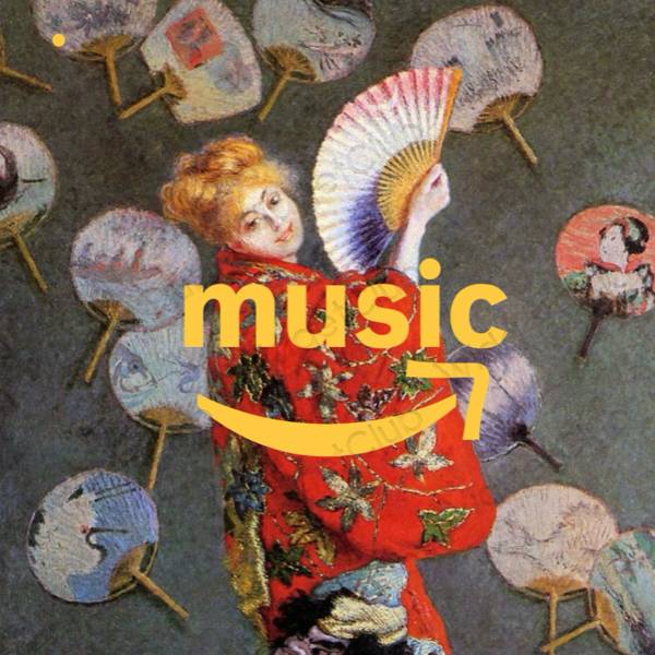 Estetik coklat amazon music ikon aplikasi
