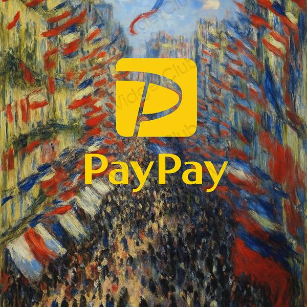 Aesthetic orange PayPay app icons