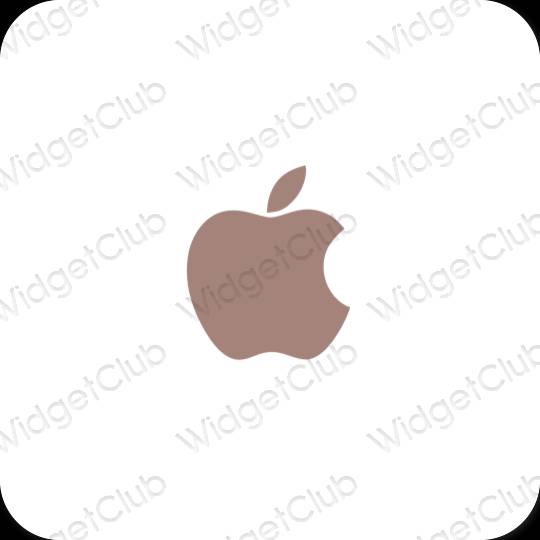 Esthetische Apple Store app-pictogrammen