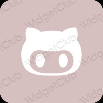 Stijlvol roze AbemaTV app-pictogrammen