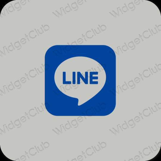 Esthetische LINE app-pictogrammen