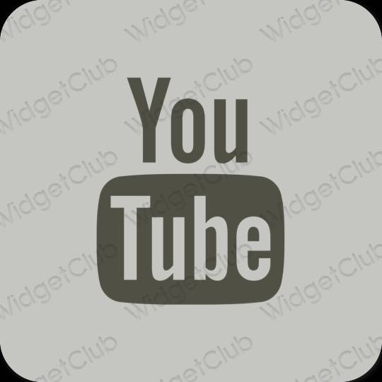 Ästhetische Youtube App-Symbole