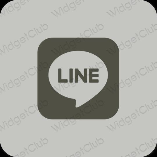 Естетске LINE иконе апликација