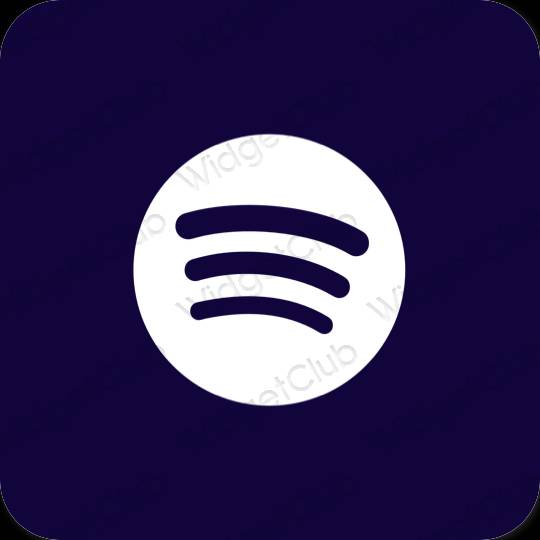 Esthetische Spotify app-pictogrammen