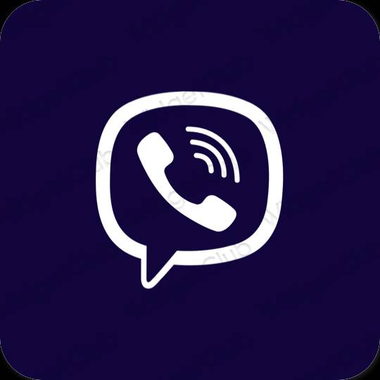 Estetické ikony aplikací Viber