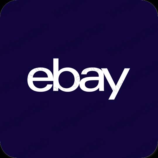 Estetske eBay ikone aplikacij
