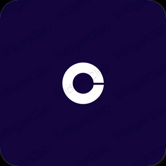Естетични Coinbase икони на приложения