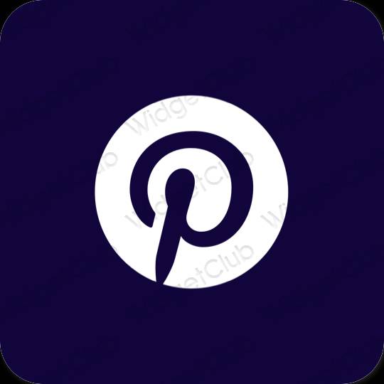 Esthetische Pinterest app-pictogrammen