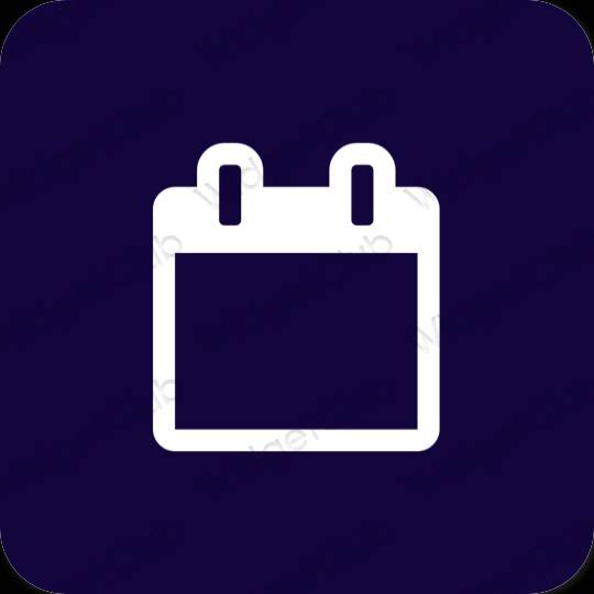 Estetyczne Calendar ikony aplikacji