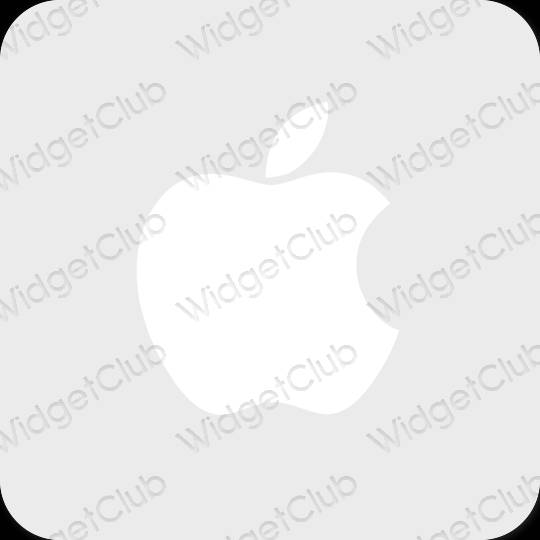 Estetski siva Apple Store ikone aplikacija