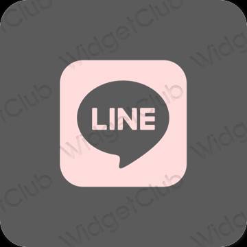 Esthetische LINE app-pictogrammen