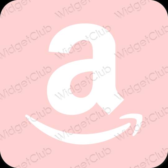 Естетски розе Amazon иконе апликација